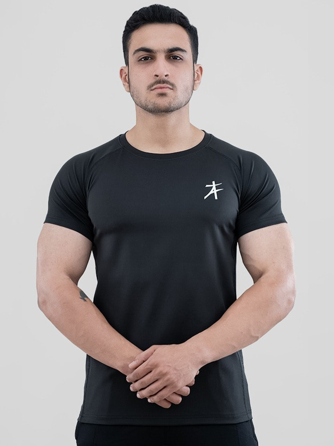 

Athflex Round Neck T-shirt, Black