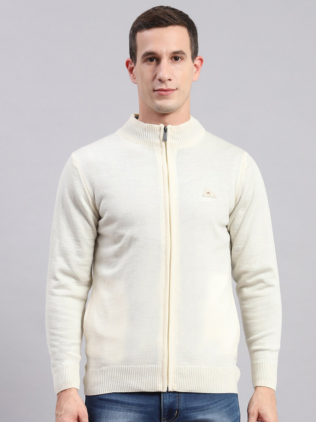 

Monte Carlo Mock Collar Cardigan, Cream