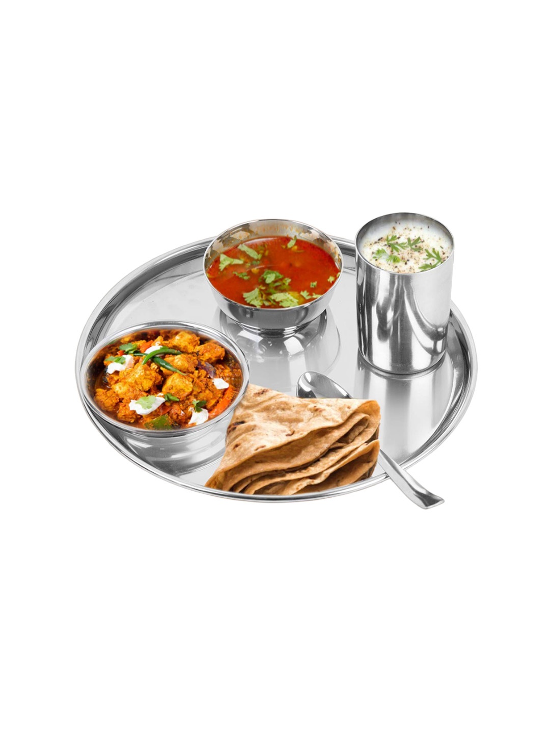 

Cello Steelox 12 Pcs Stainless Steel Dinner Set, Silver
