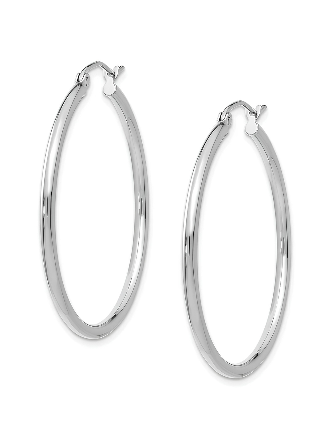 

KARISHMA KREATIONS Silver-Plated Contemporary Hoop Earrings