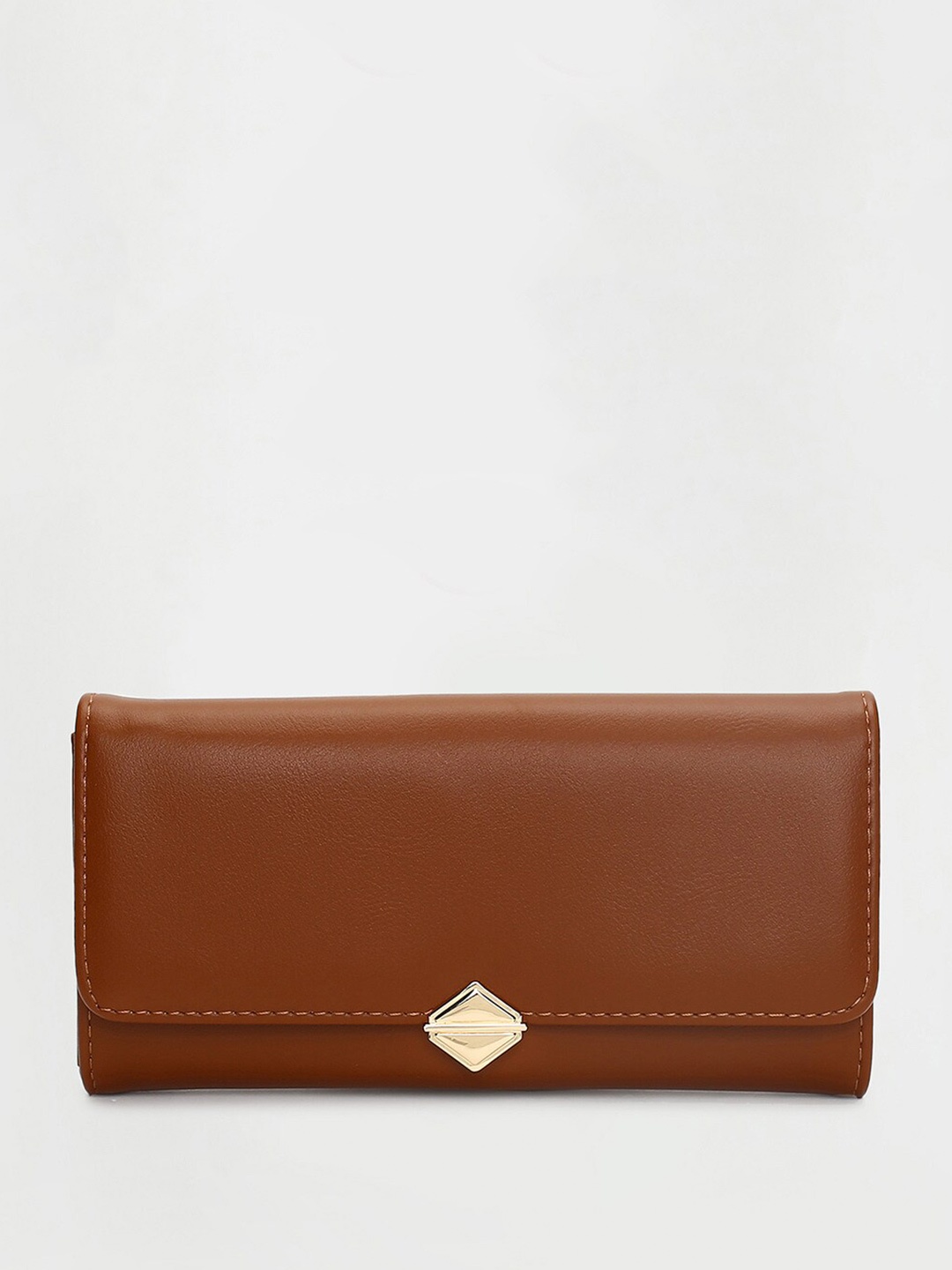 

Ginger by Lifestyle Women Synthetic Envelope Wallet, Tan