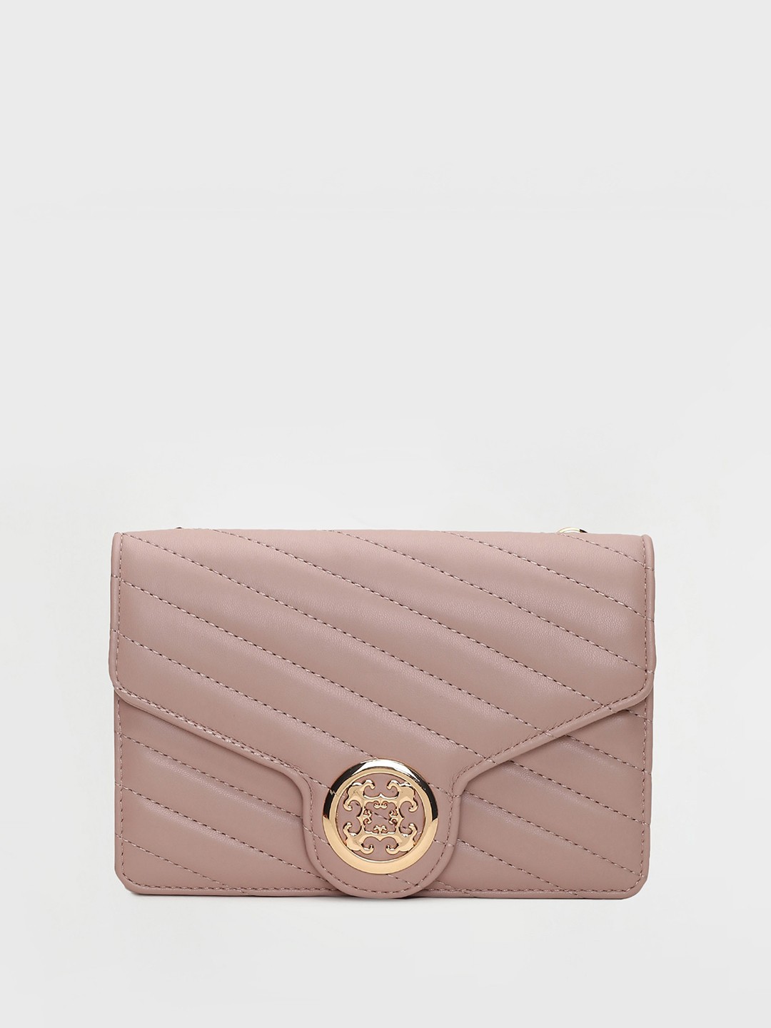 

Ginger by Lifestyle Structured Sling Bag with Quilted, Pink