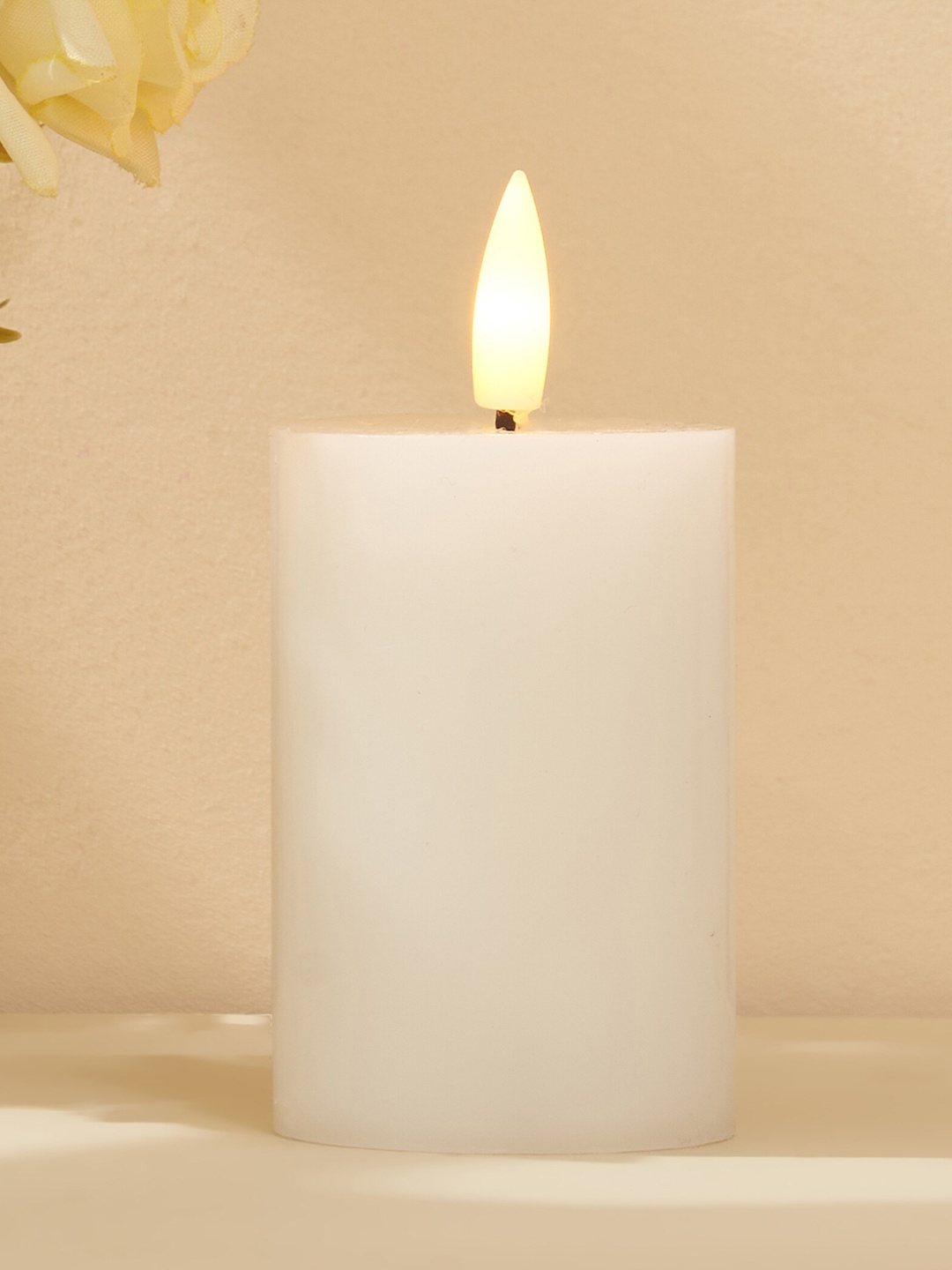 

Home Centre Pegasus White LED Pillar Candle