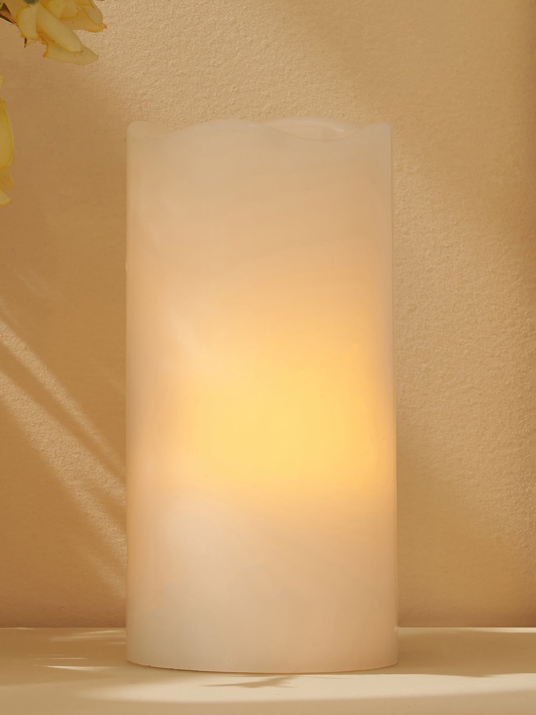 

Home Centre Pegasus White LED Pillar Candle