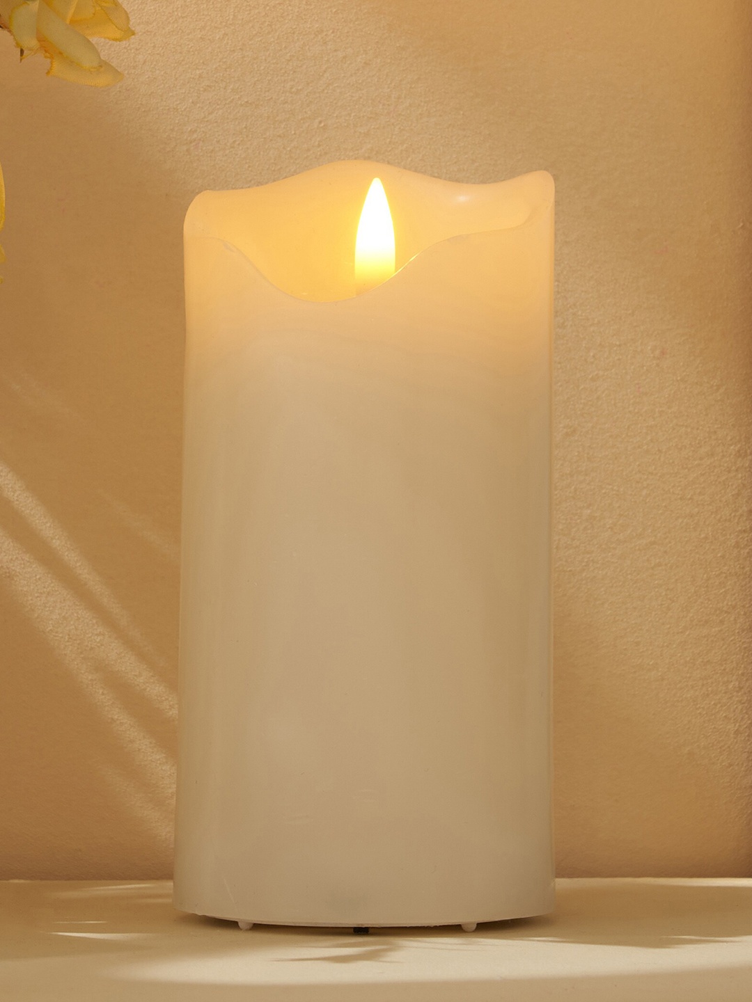 

Home Centre Pegasus White LED Pillar Candle
