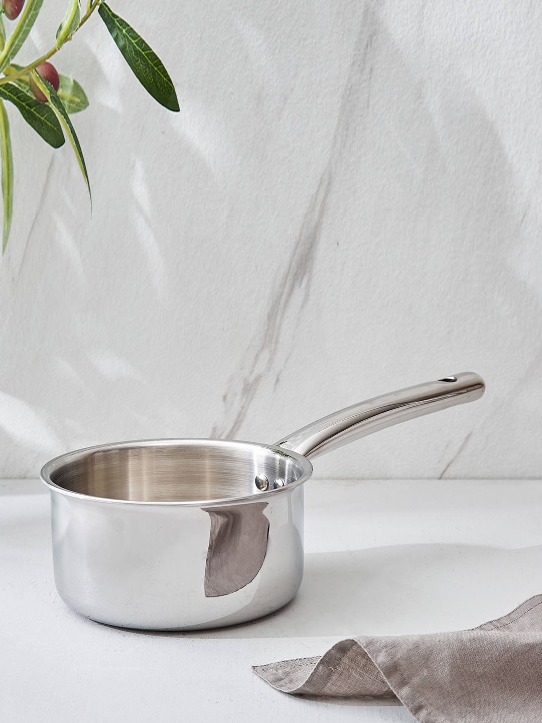 

Home Centre Stainless Steel Milk Pan, Silver