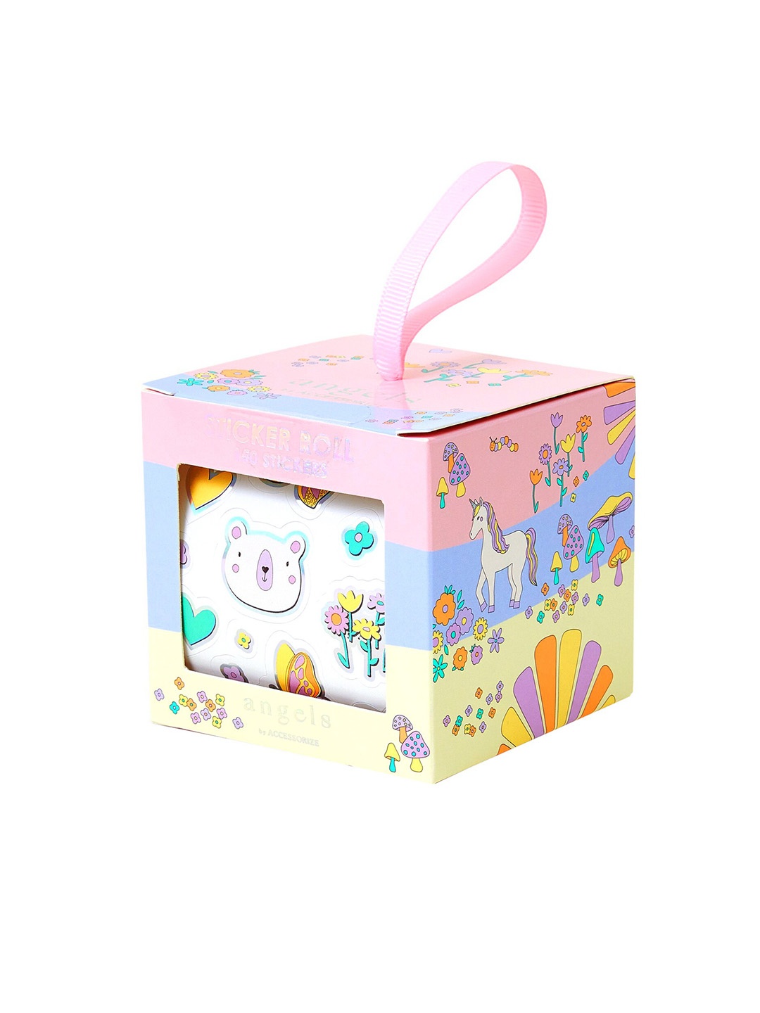 

Accessorize Girls Unicorn Sticker Roll, Pink