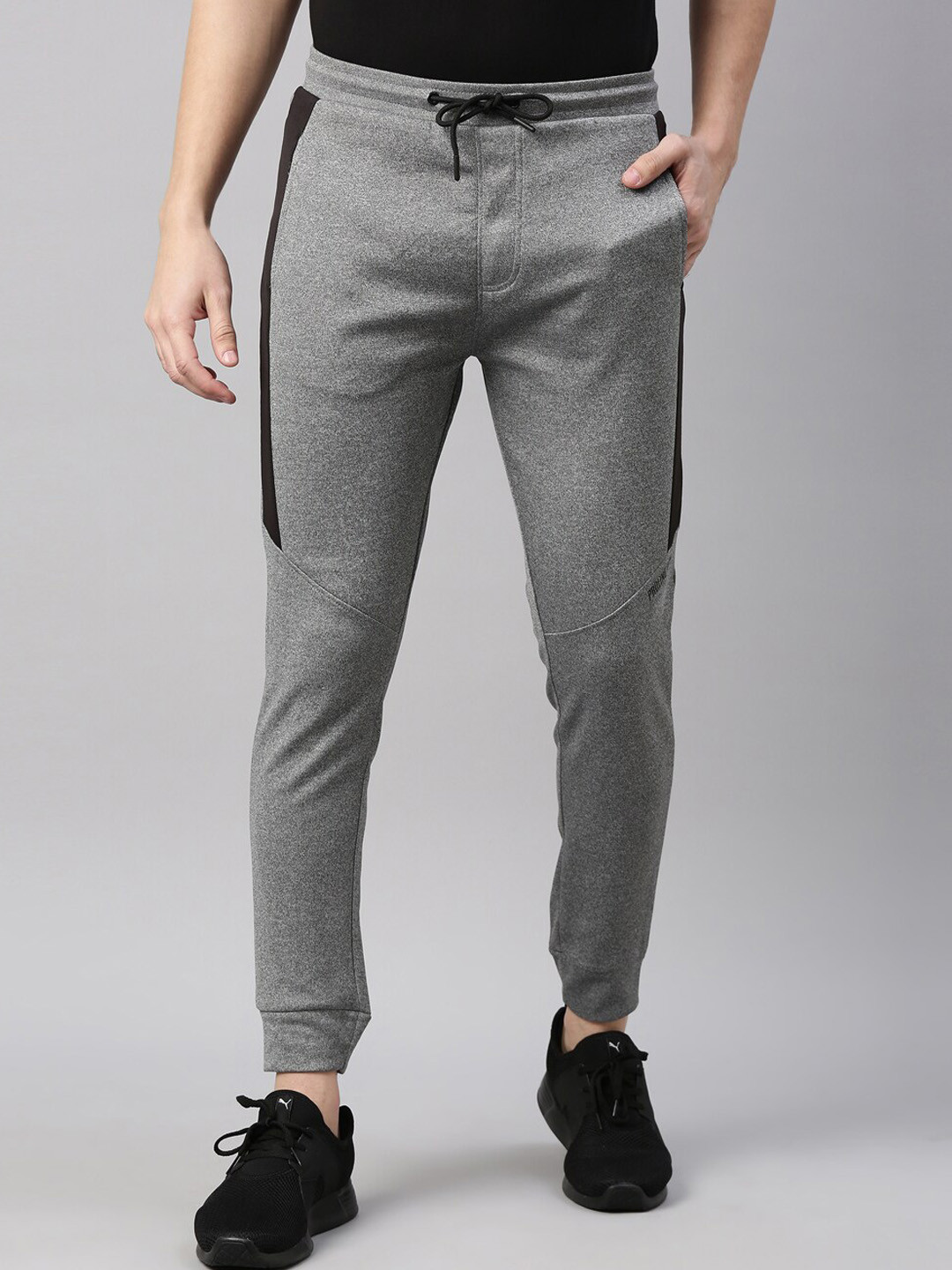 

Proline Men Regular Fit Mid-rise Cotton Joggers, Grey