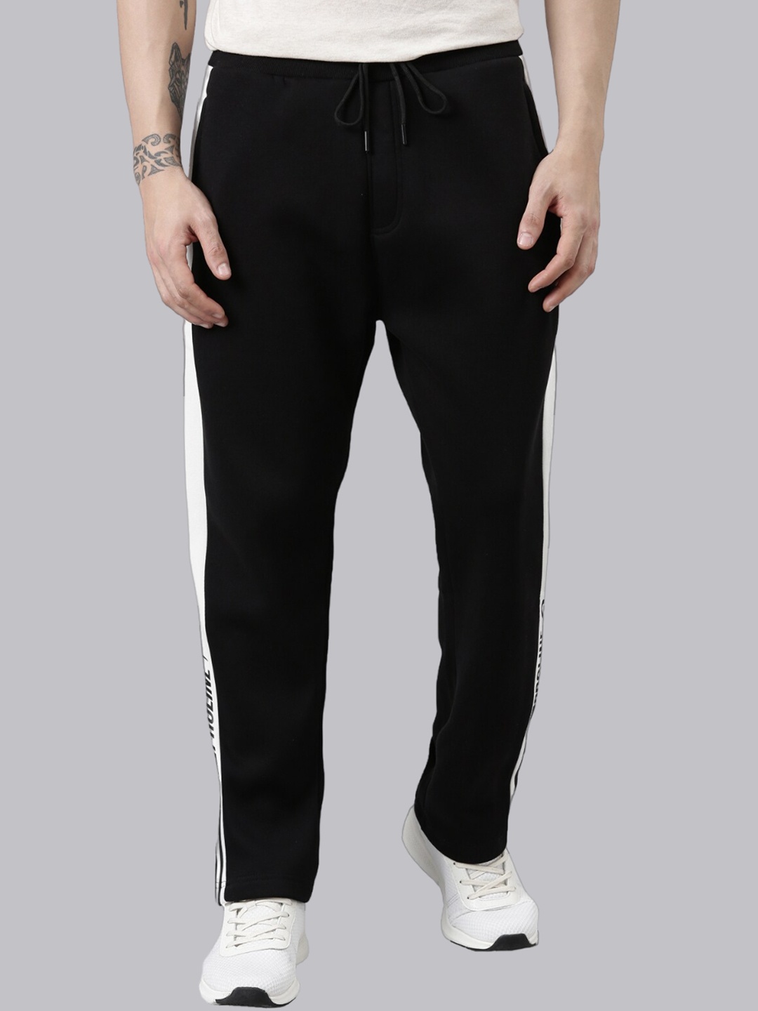 

Proline Men Regular Fit Mid-rise Cotton Track Pants, Black