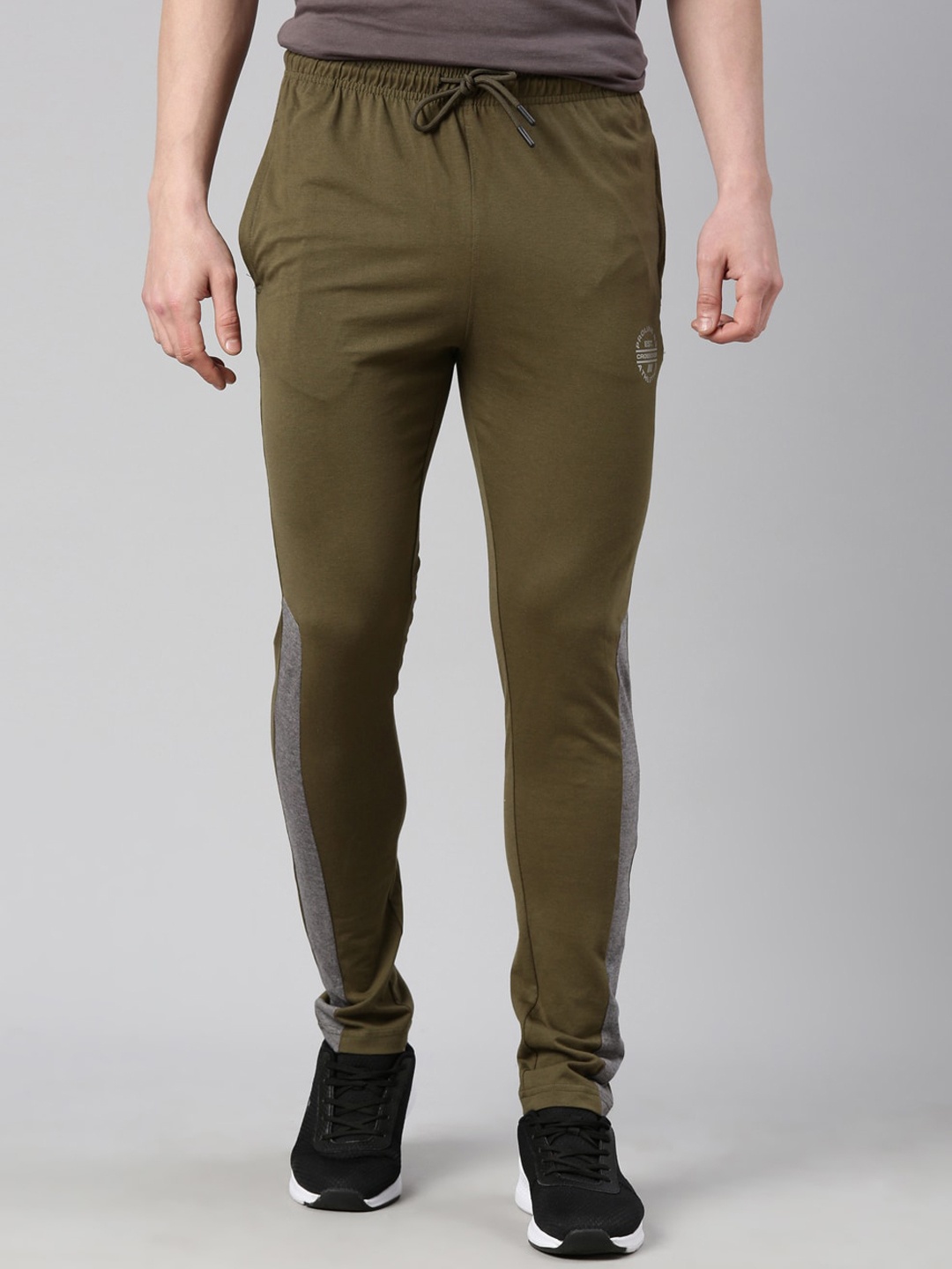 

Proline Men Regular Fit Mid-rise Cotton Track Pants, Olive
