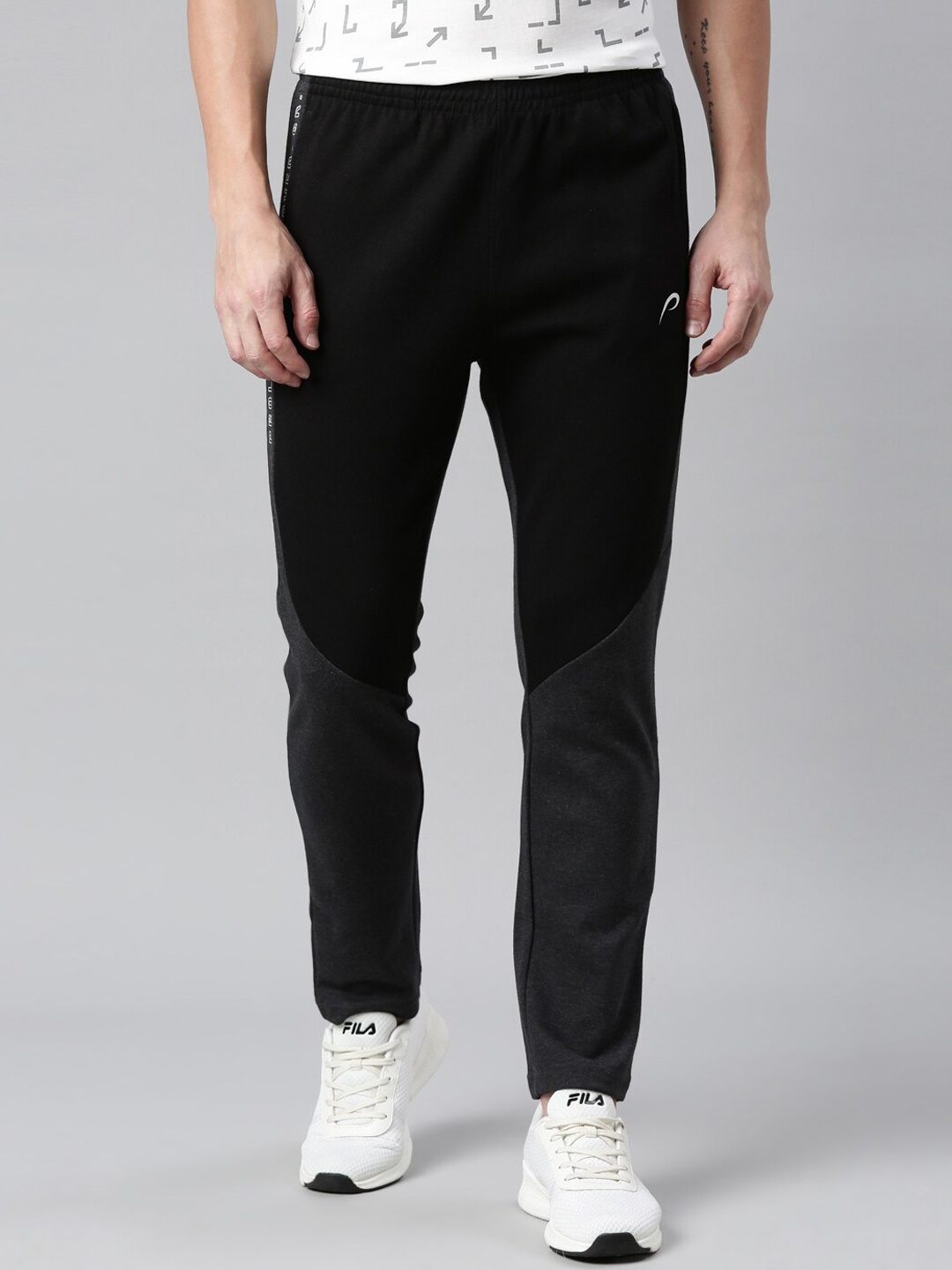 

Proline Men Regular Fit Cotton Mid-Rise Track Pants, Charcoal