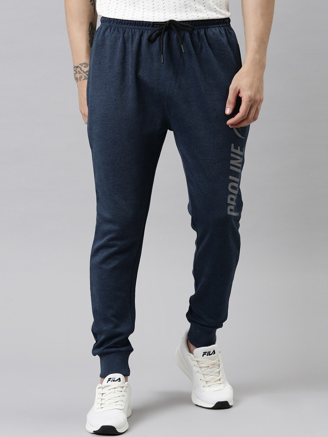 

Proline Men Regular Fit Mid-rise Cotton Joggers, Teal