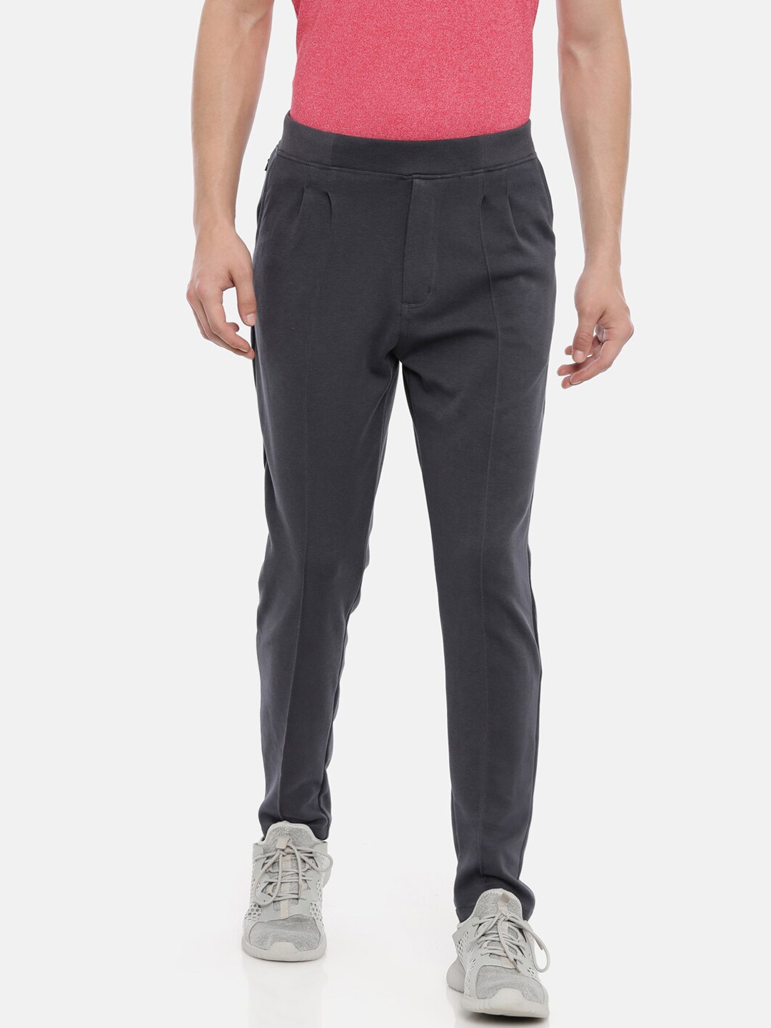 

Proline Men Regular Fit Mid-Rise Cotton Track Pants, Navy blue
