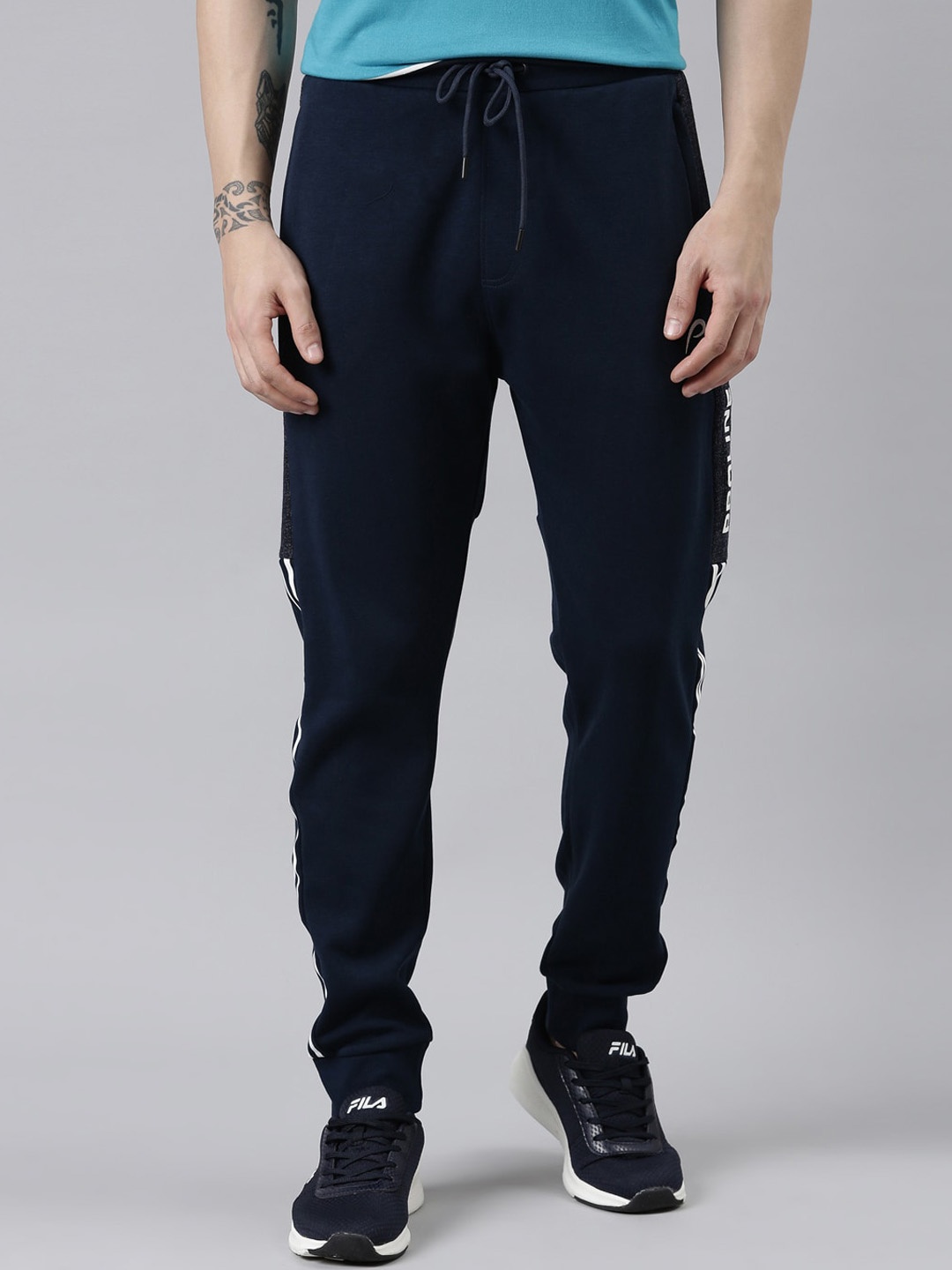 

Proline Men Cotton Joggers, Navy blue