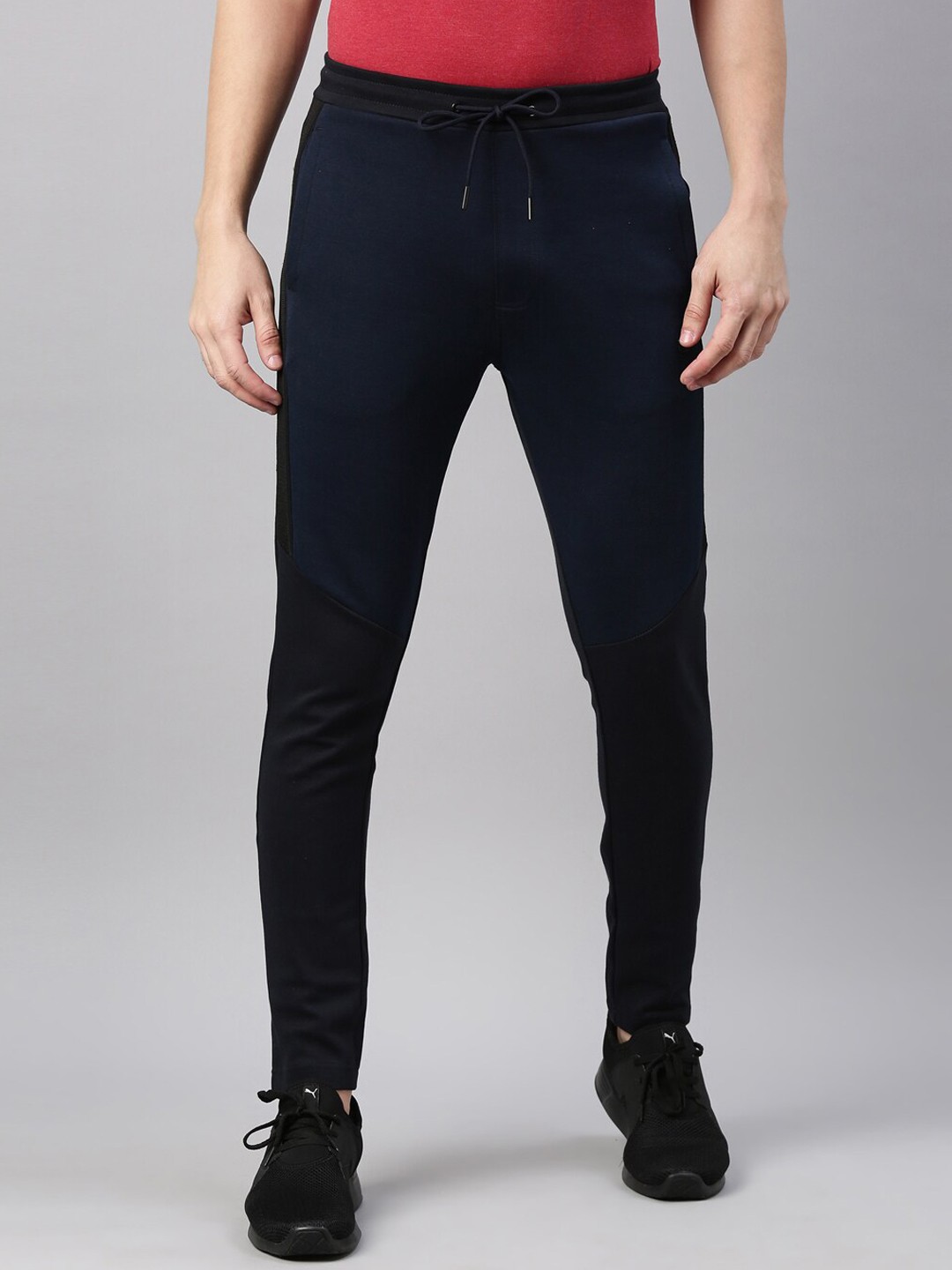 

Proline Men Regular Fit Mid-Rise Cotton Track Pant, Navy blue