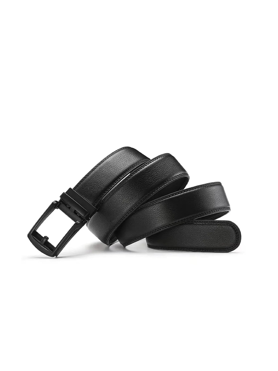 

Zacharias Men Leather Belt, Black