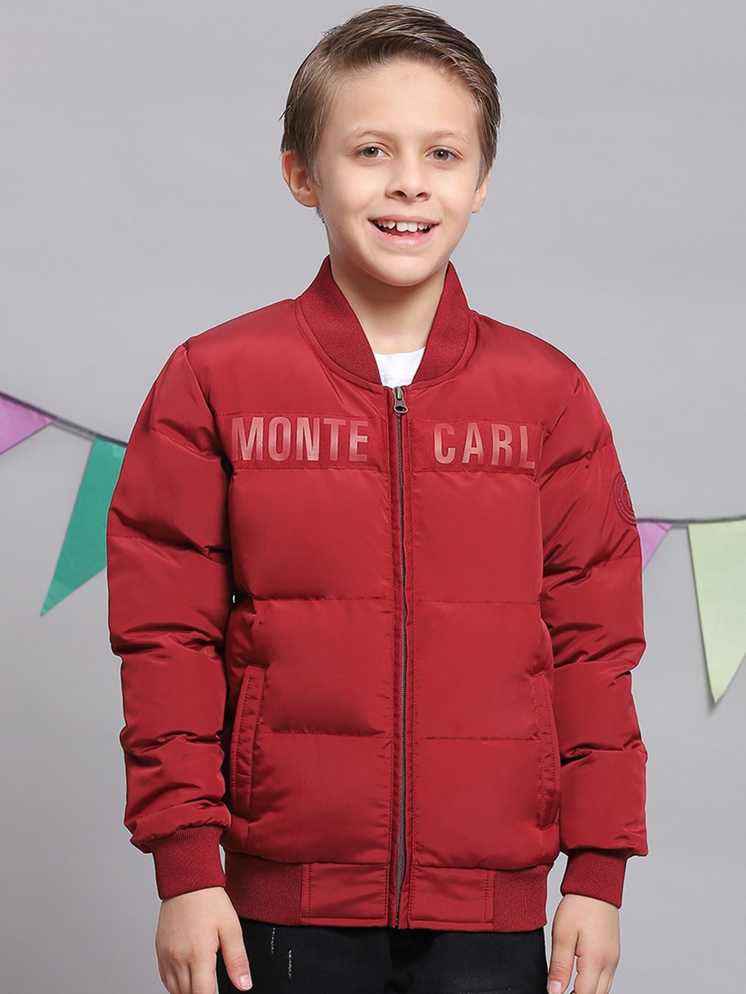 

Monte Carlo Boys Lightweight Padded Jacket, Red