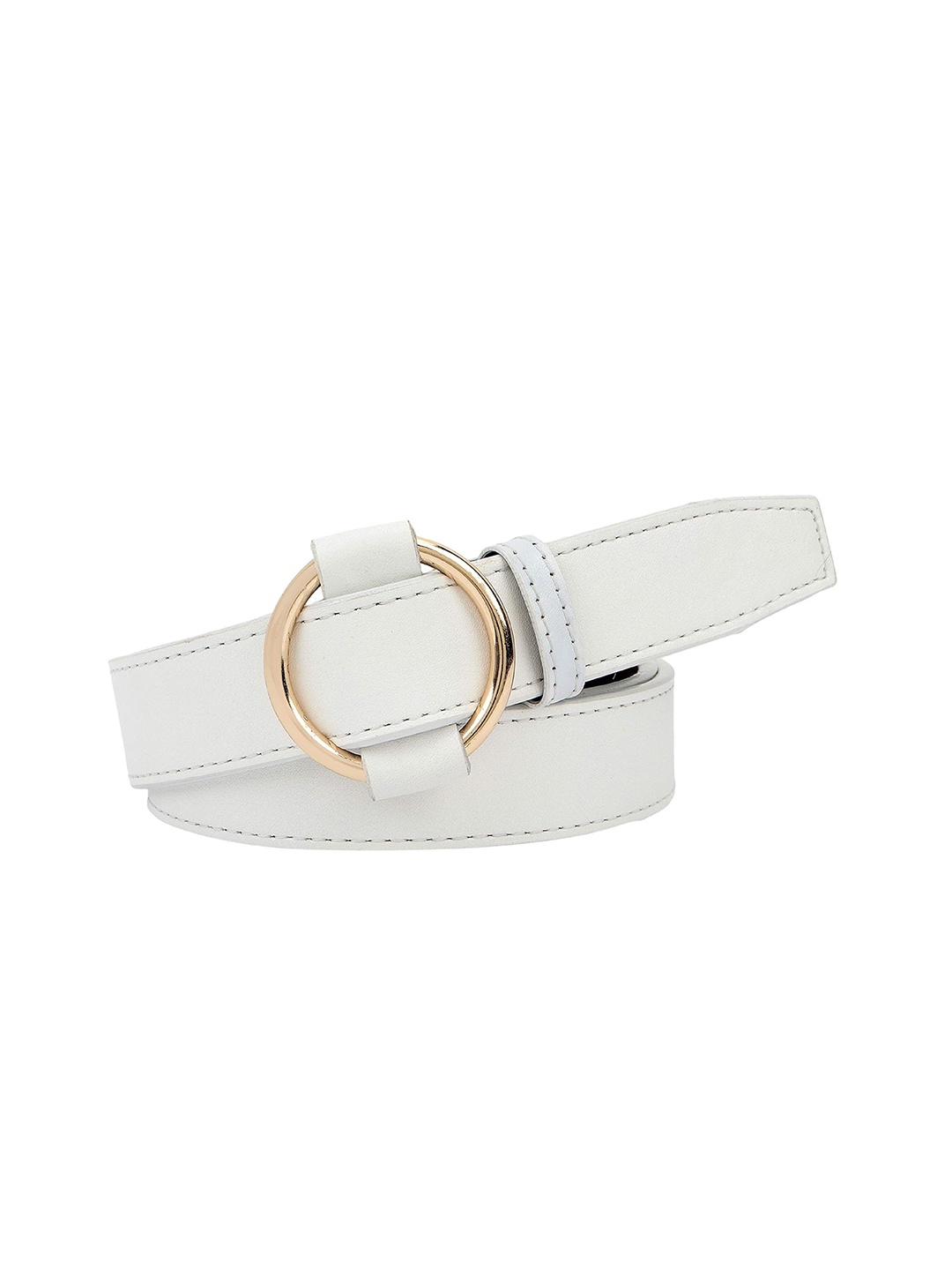 

Zacharias Women Leather Belt, White