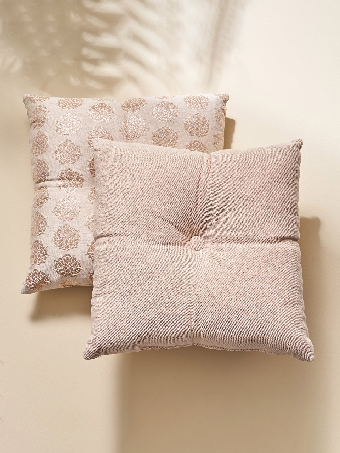 

Home Centre Pink 2 Pieces Printed Reversible Filled Cushion