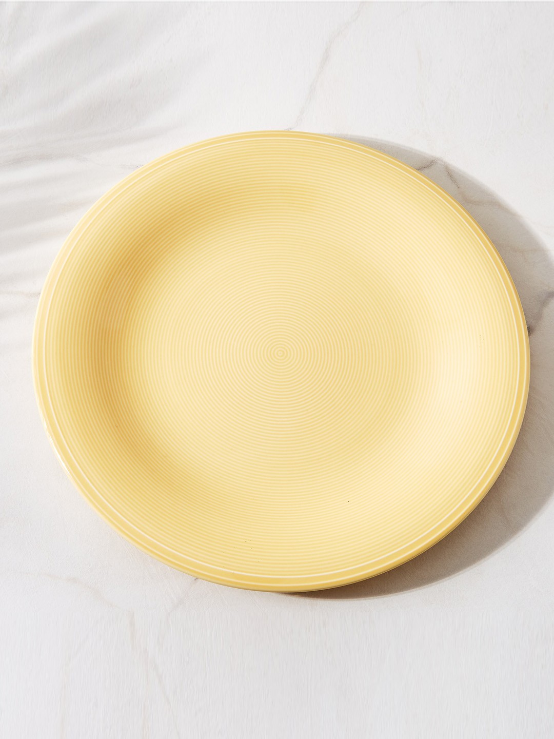 

Home Centre Colour Refresh Yellow Porcelain Dinner Plate
