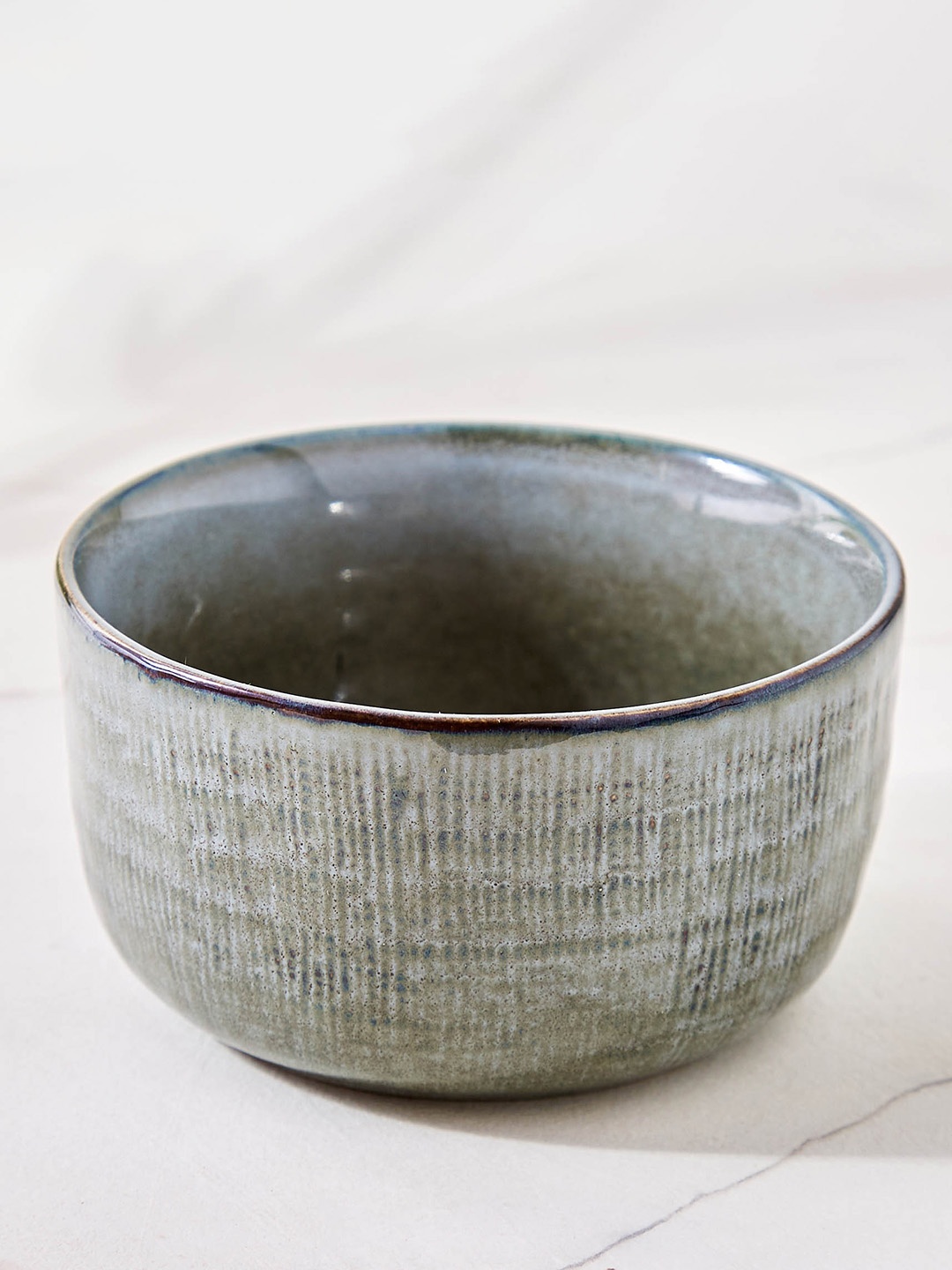 

Home Centre Cerradura Grey Stoneware Katori - 340 ML