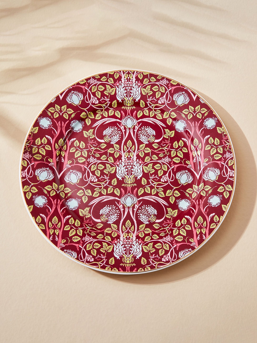 

Home Centre Red &Yellow Feslix Morris Porcelain Food Platter