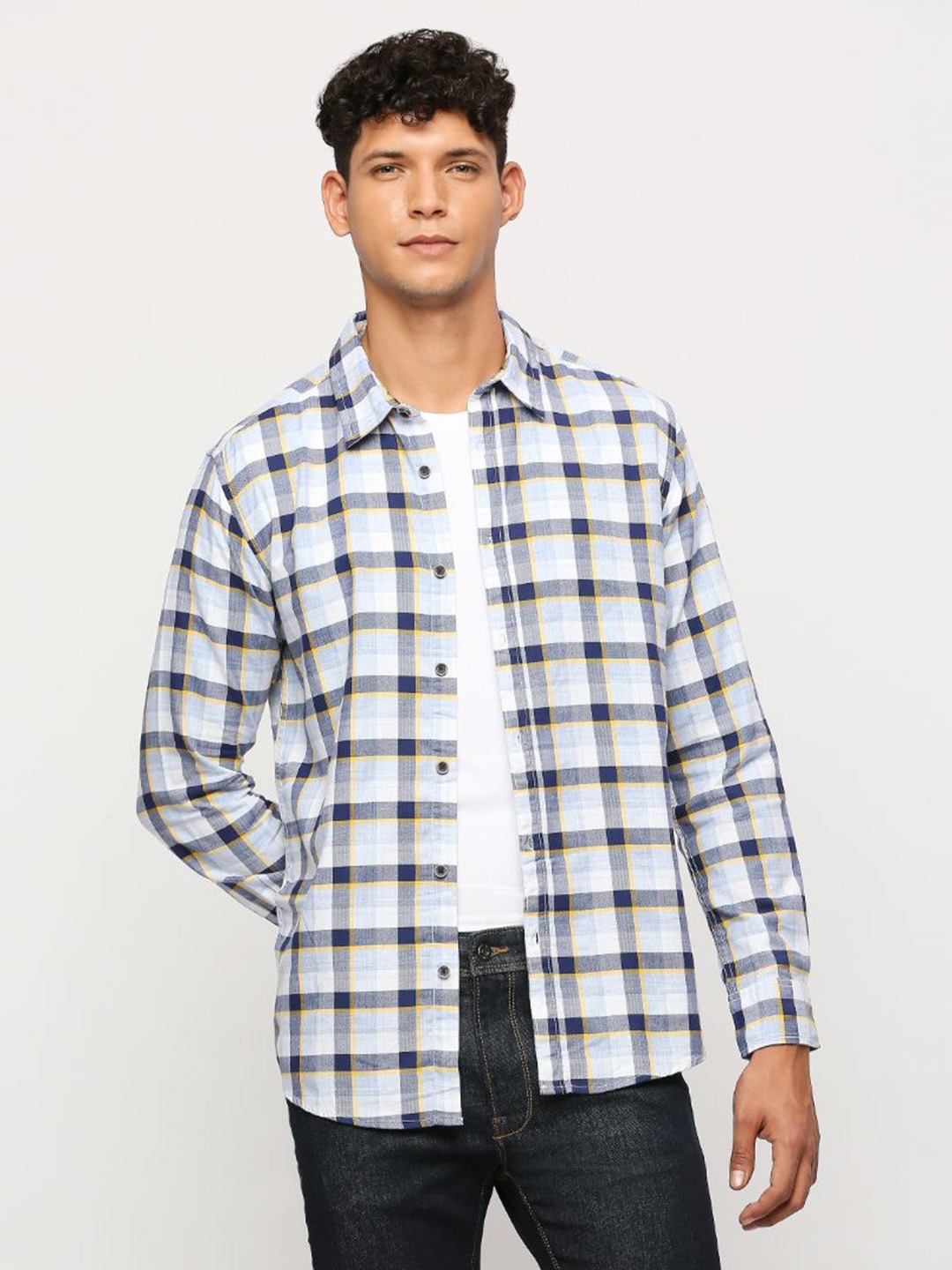 

Pepe Jeans Tartan Checked Casual Shirt, Blue