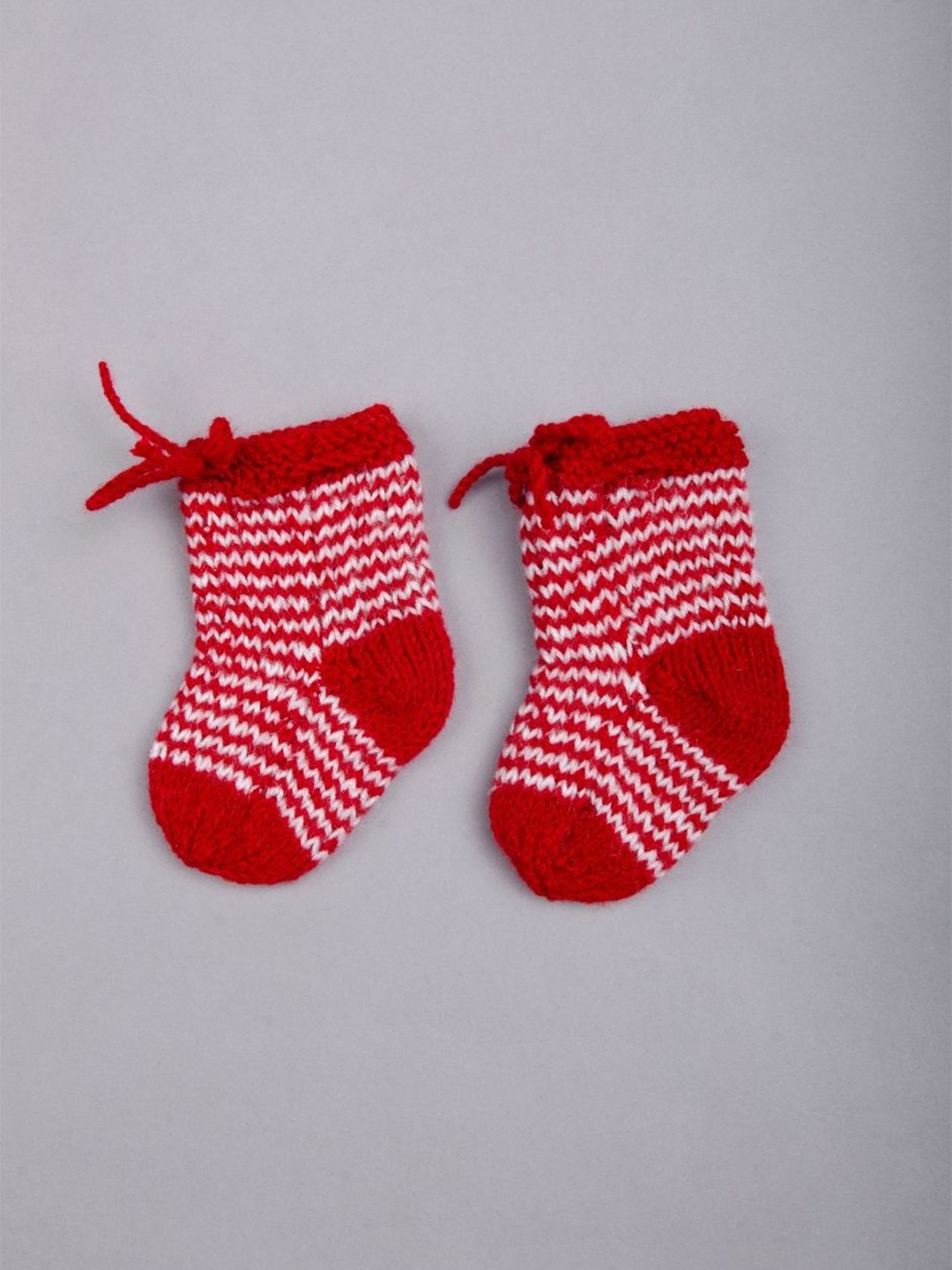 

The Original Knit Infant Striped Acrylic Ankle-Length Socks, Red