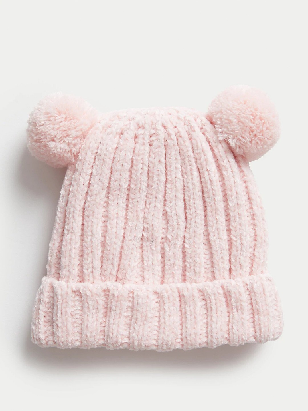 

Marks & Spencer Girls Self Design Beanie, Pink