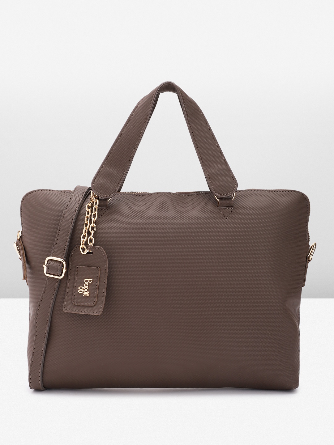 

Baggit Structured Handheld Bag, Brown