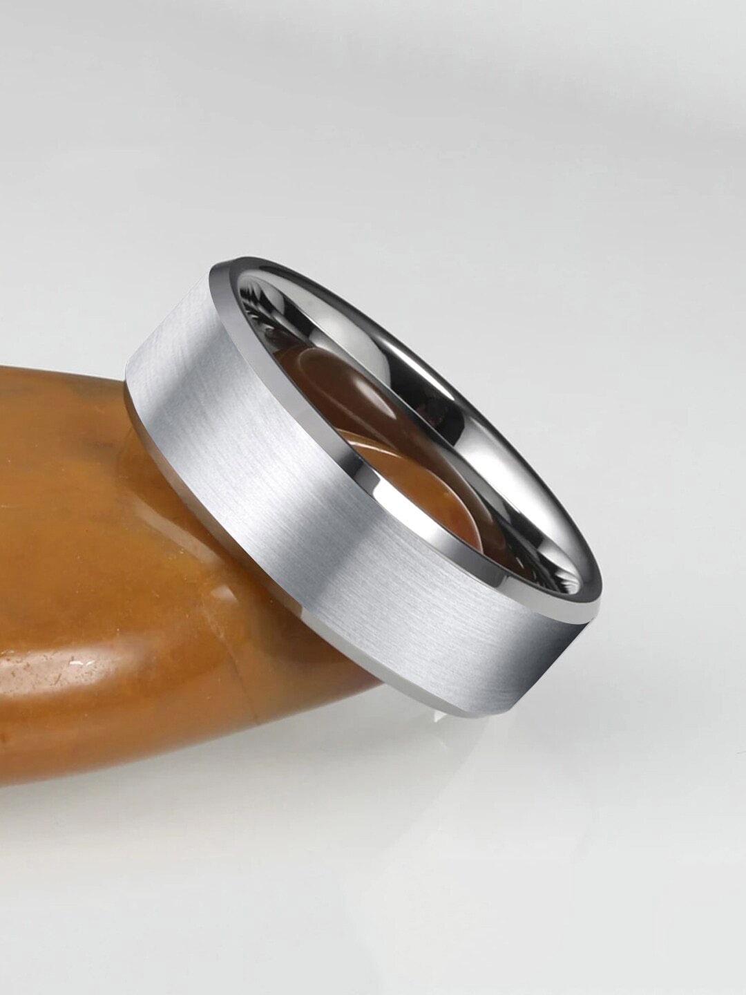 

WROGN Men Stainless Steel Finger Ring, Silver