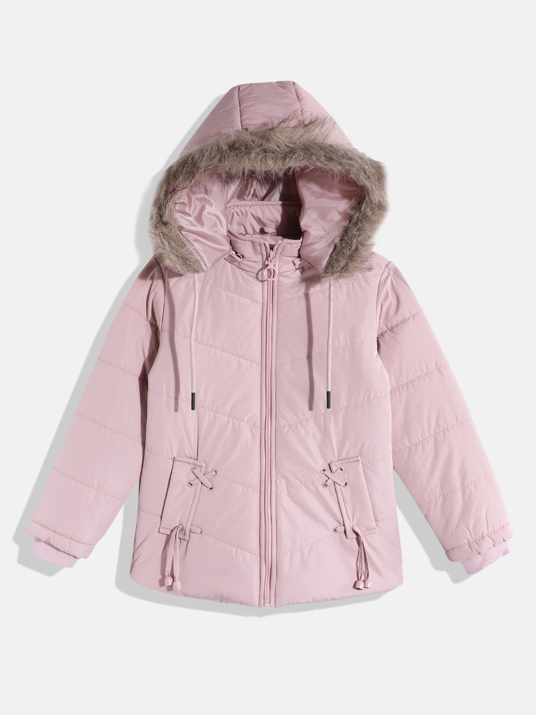 

Fort Collins Girls Hooded Padded Jacket, Pink