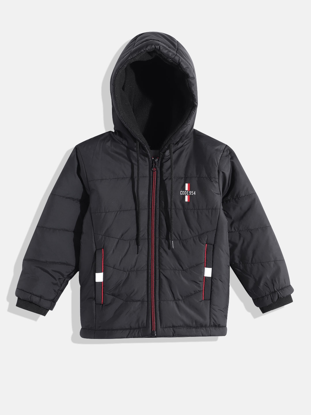 

Fort Collins Boys Hooded Padded Jacket, Black