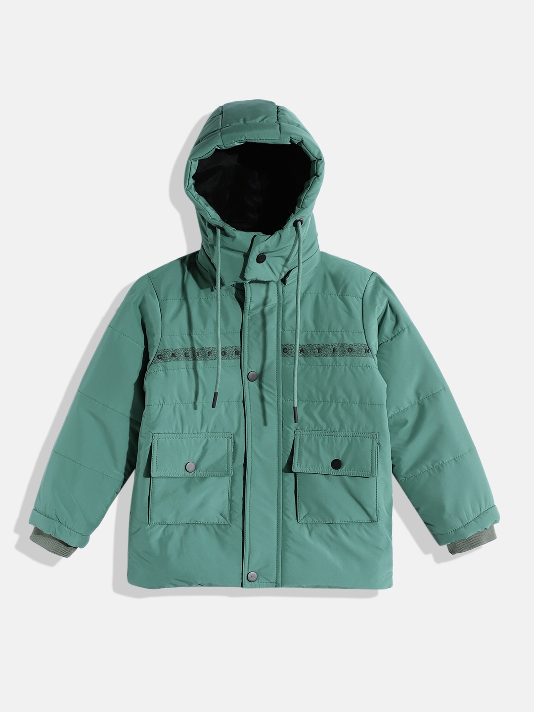 

Fort Collins Boys Hooded Tailored Jacket, Green