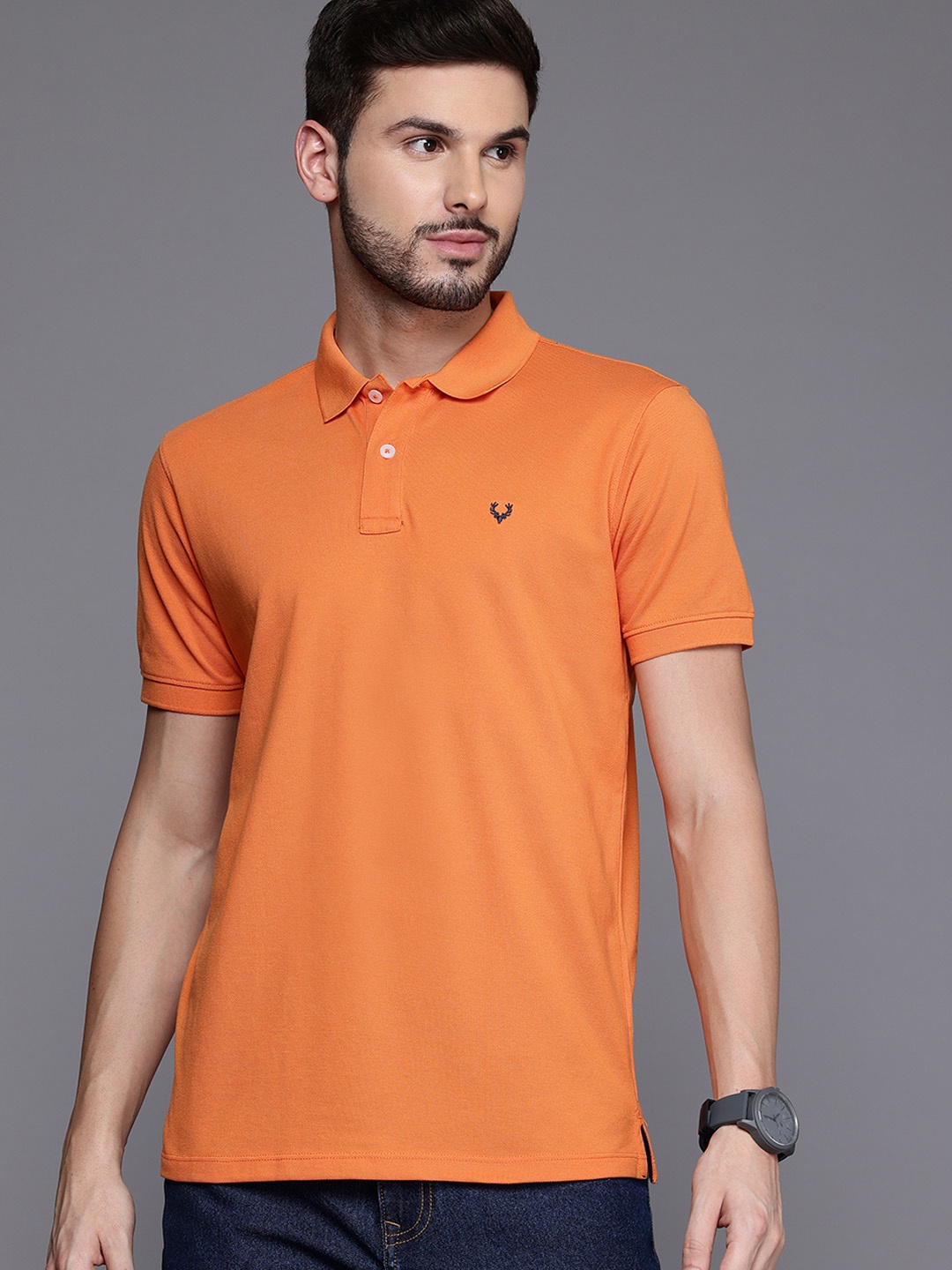 

Allen Solly Polo Collar T-shirt, Orange