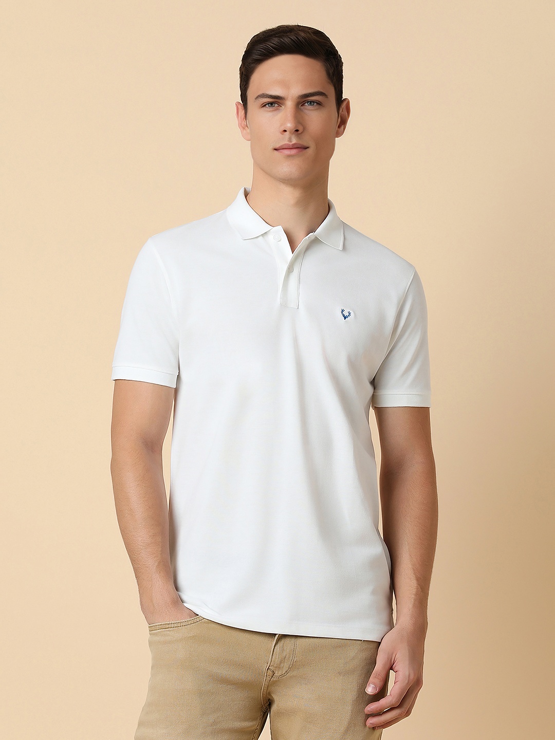 

Allen Solly Polo Collar T-shirt, White