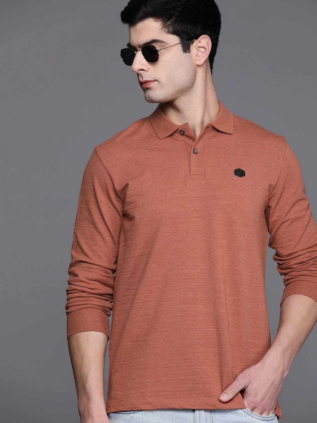 

Allen Solly Polo Collar T-shirt, Rust