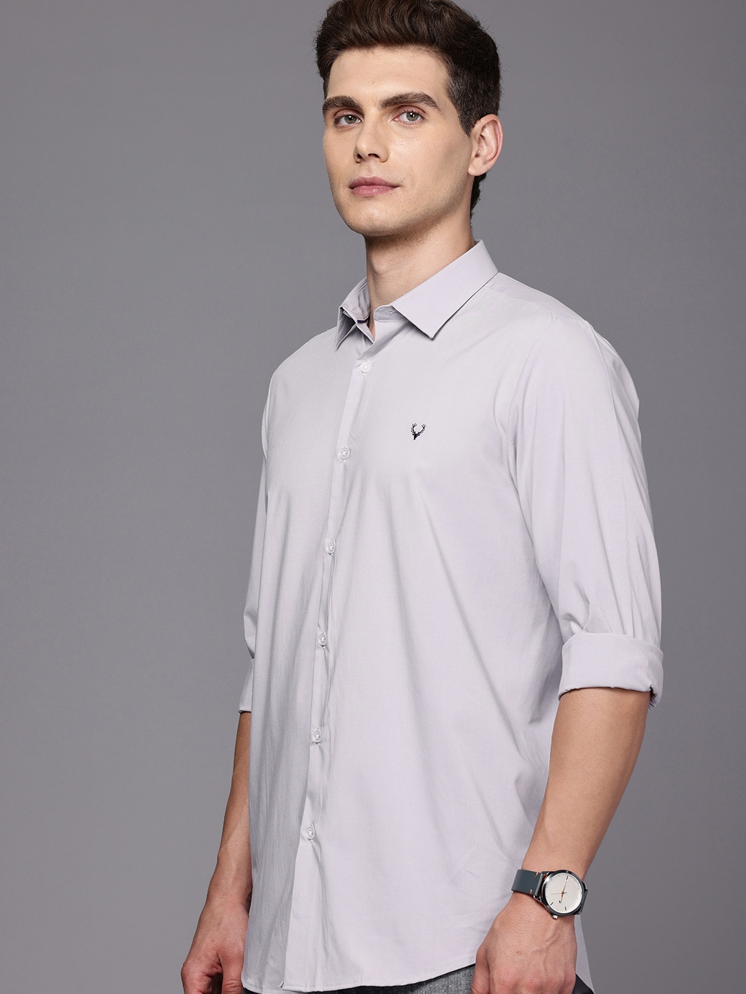 

Allen Solly Comfort Slim Fit Casual Shirt, Grey