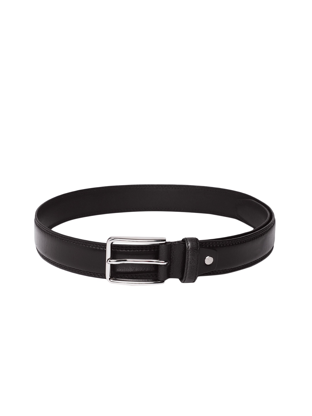 

Allen Solly Men Solid Leather Belt, Black