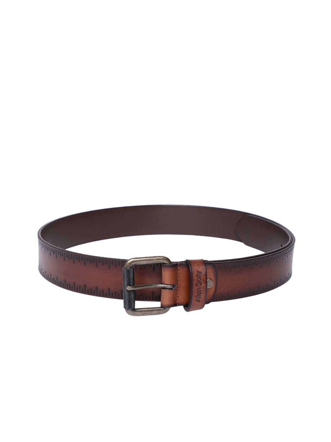 

Allen Solly Men Solid Leather Belt, Tan