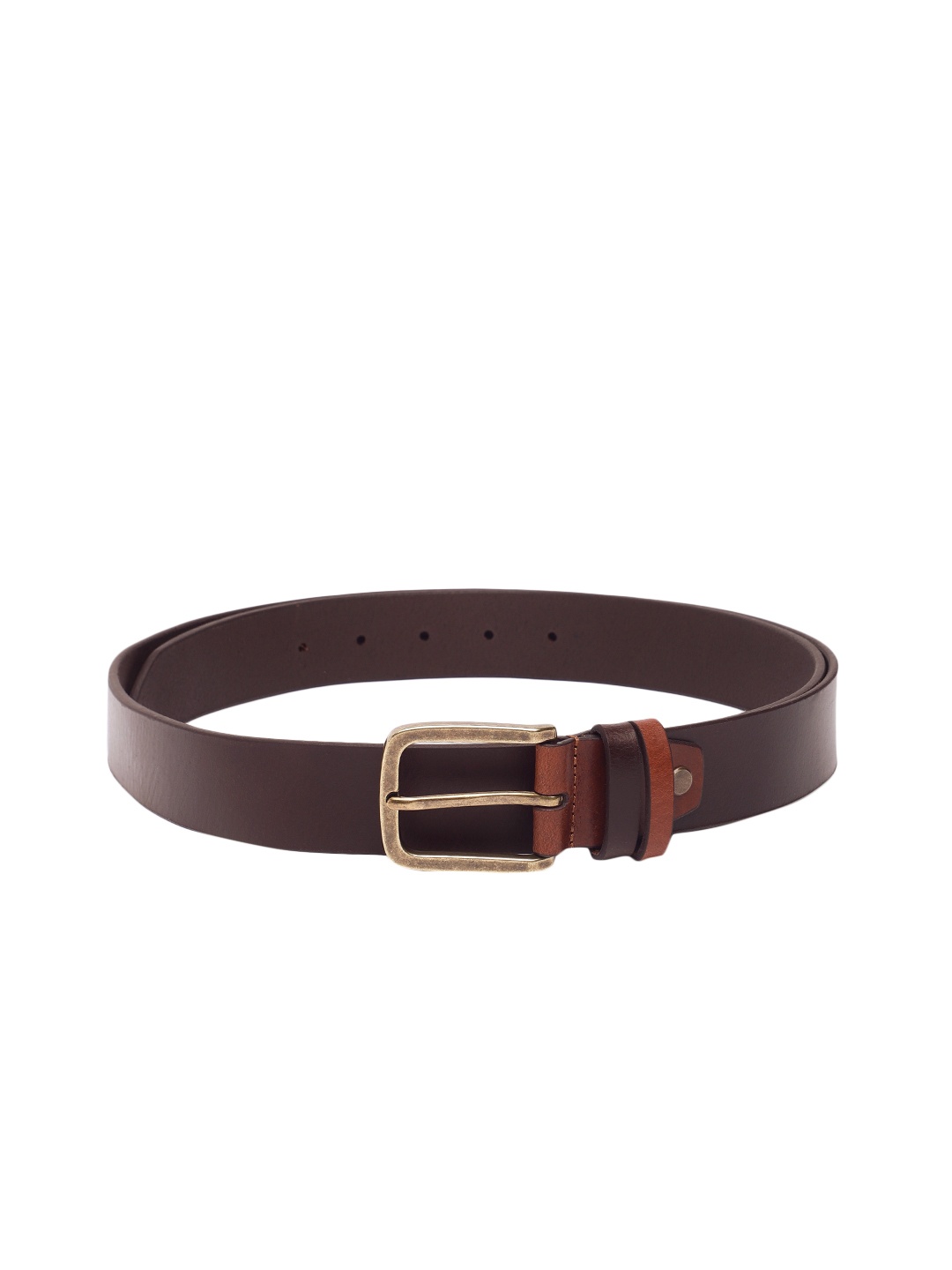 

Allen Solly Men Solid Leather Belt, Brown