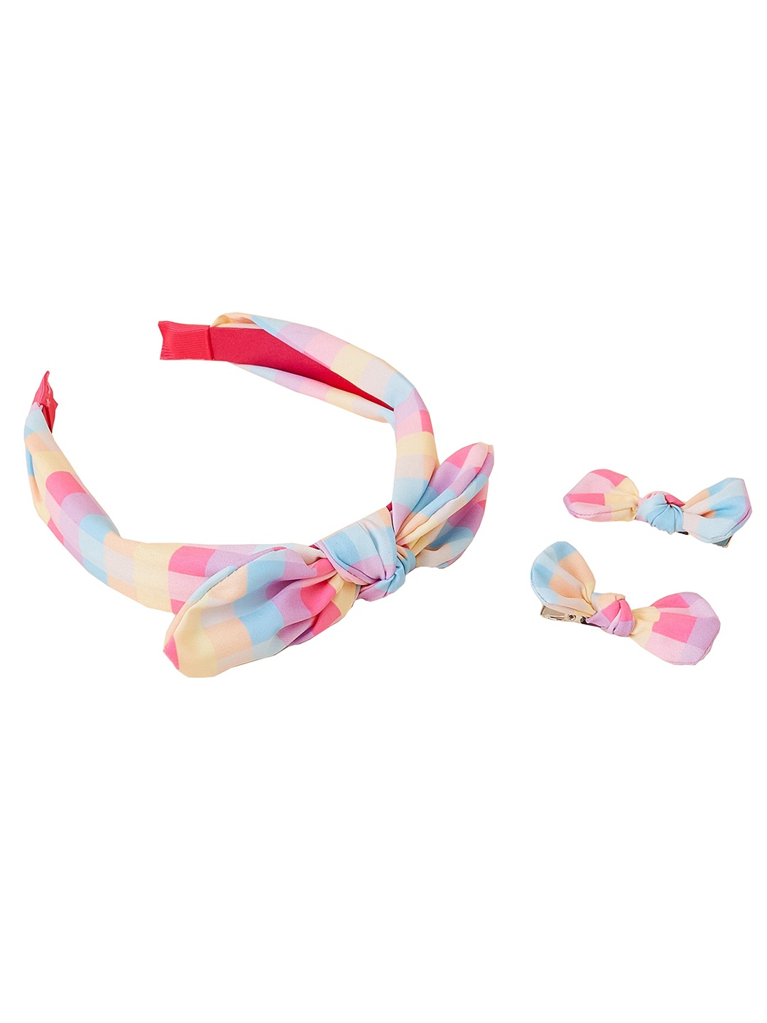 

Accessorize Girls Set of 3 Hair Accessory Set, Blue