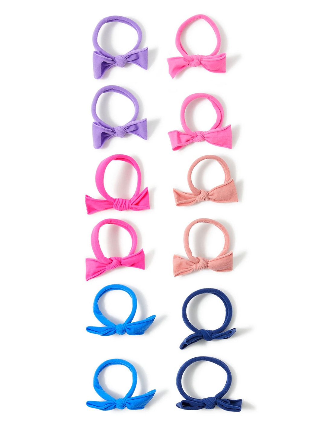 

Accessorize Girls Set of 6 Ponytail Holders, Blue