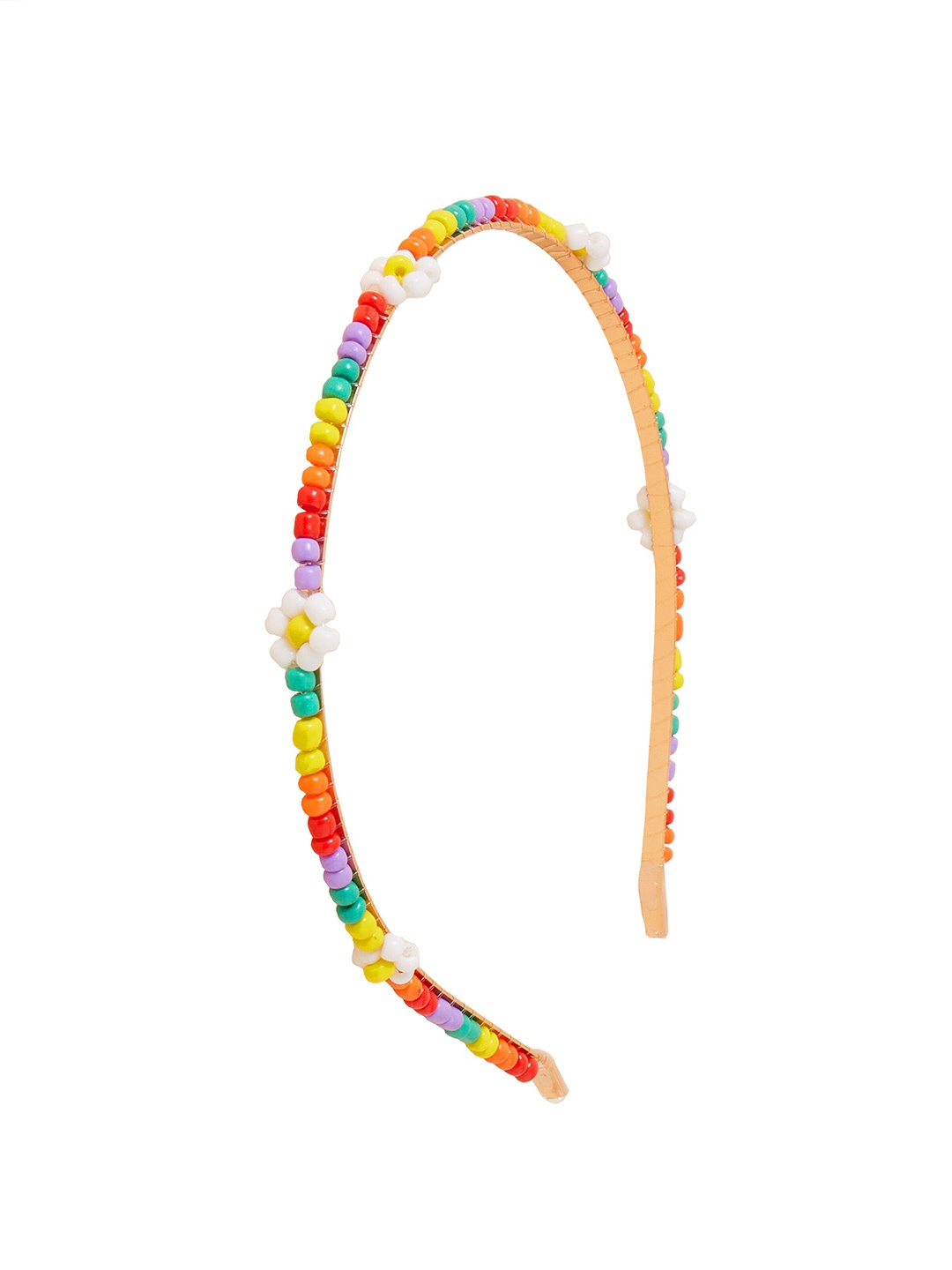 

Accessorize Girls Flower Beaded Hairband, Red