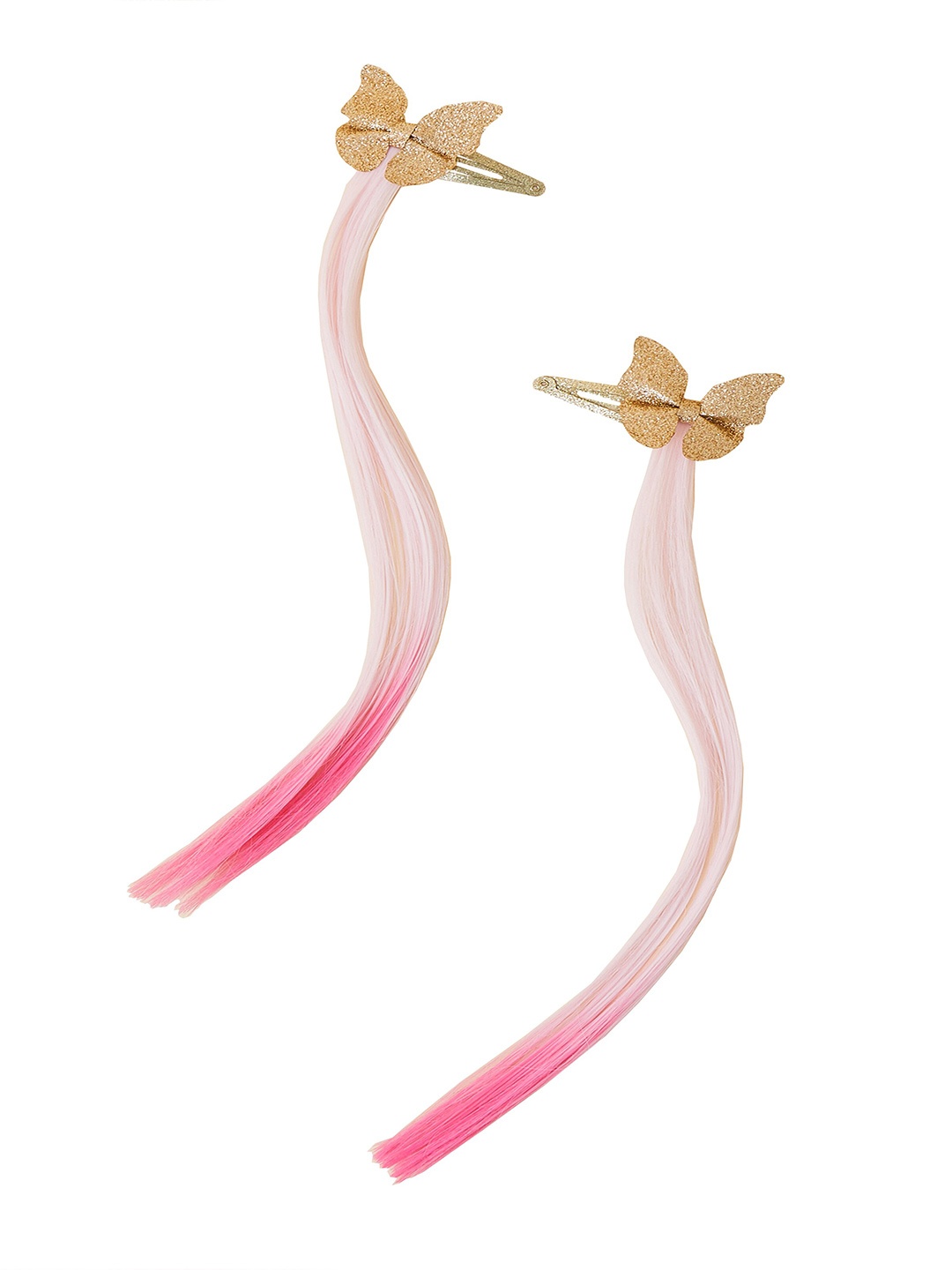 

Accessorize Girls Set of 2 Embellished Tic Tac Hair Clip, Gold