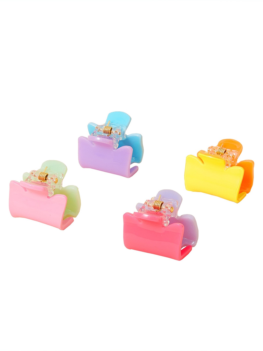 

Accessorize Girls Set of 4 Claw Clip, Blue