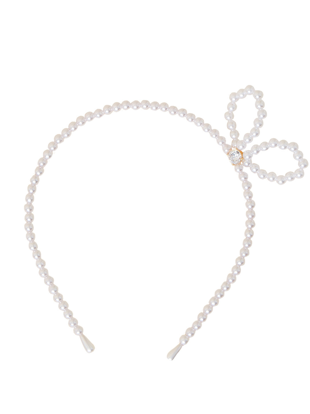 

Accessorize Girls Embellished Hairband, White