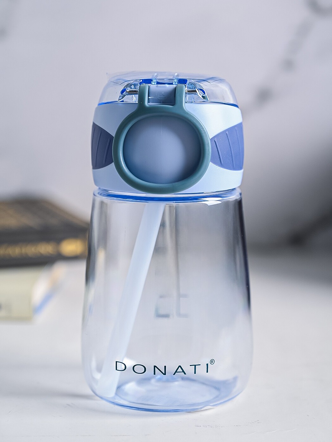 

MARKET99 Blue Printed Sipper Water Bottle 400 ml