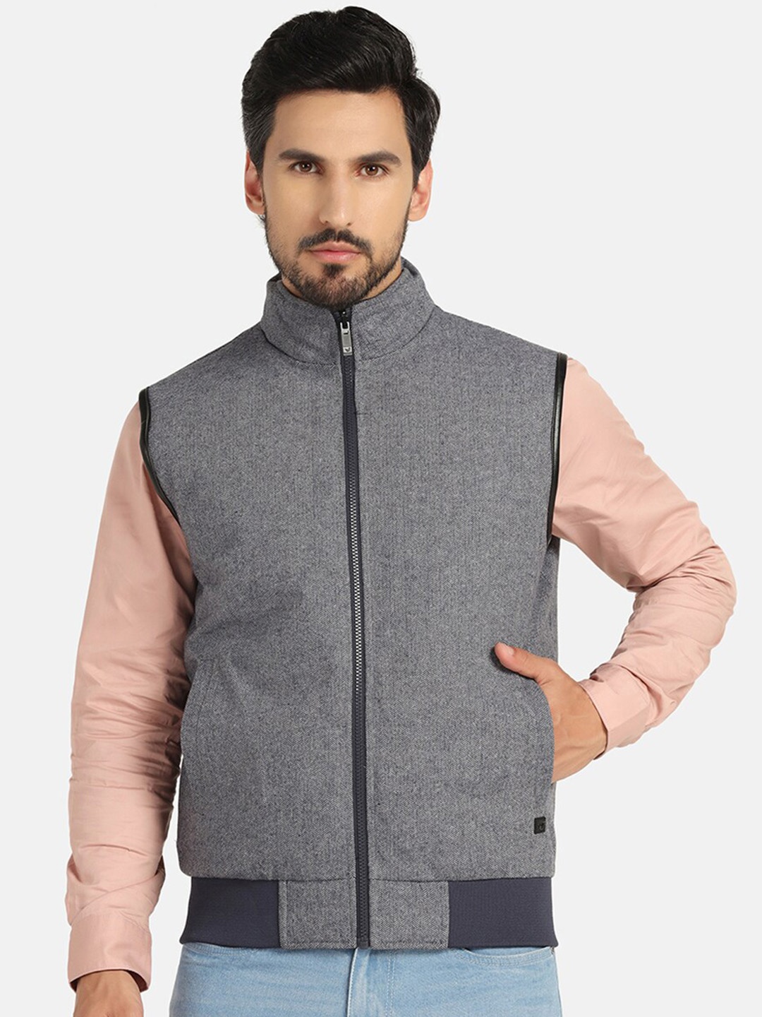 

Blackberrys Reversible Longline Sporty Jacket, Navy blue