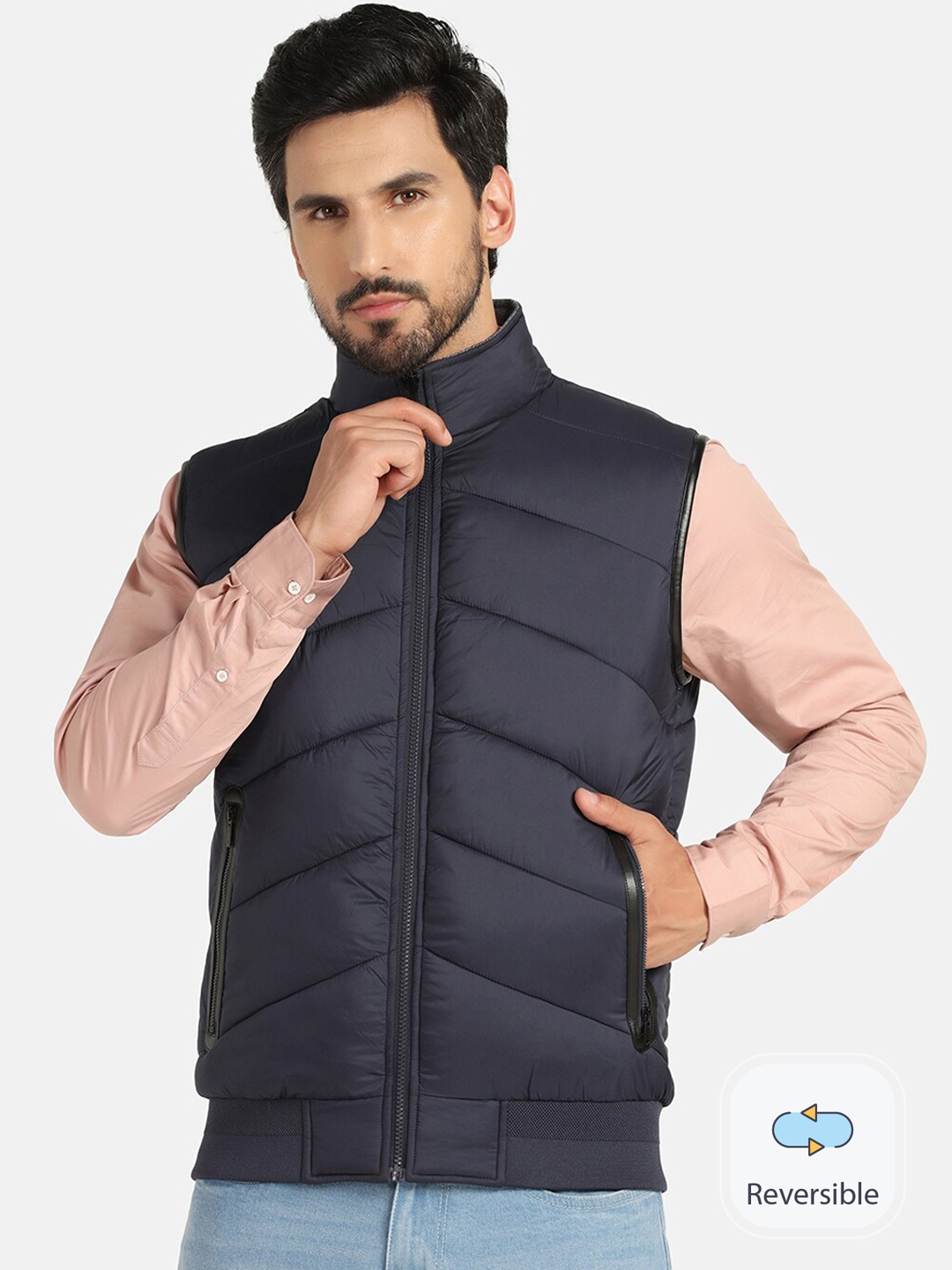 

Blackberrys Reversible Puffer Jacket, Navy blue